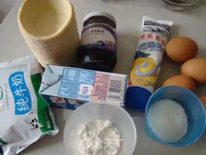 Make Blueberry balls step 0