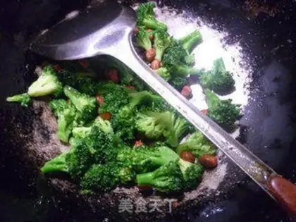 Make Peanut rice for broccoli step 7