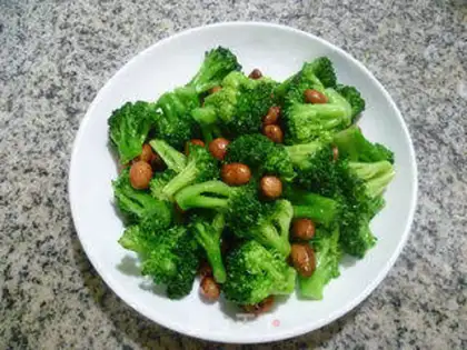Make Peanut rice for broccoli step 8