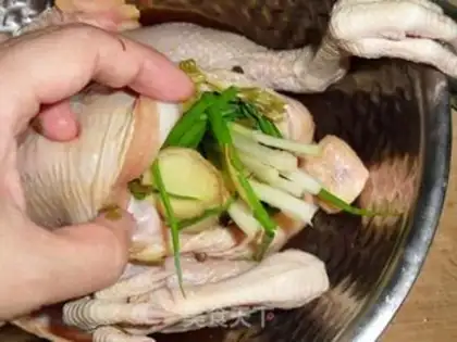 Make Dragon Well Tea Chicken step 4