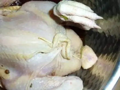 Make Dragon Well Tea Chicken step 5
