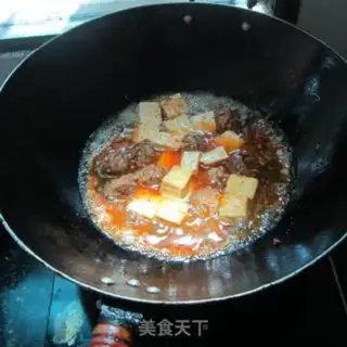 Make Maroon tofu soup step 7