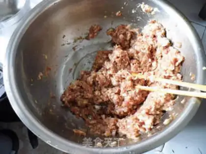 Make Pork dumplings step 4