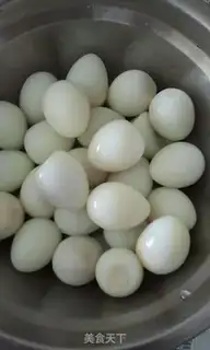 Make Quail egg red pork step 8