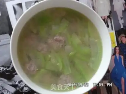 Make Meatball melon soup step 3