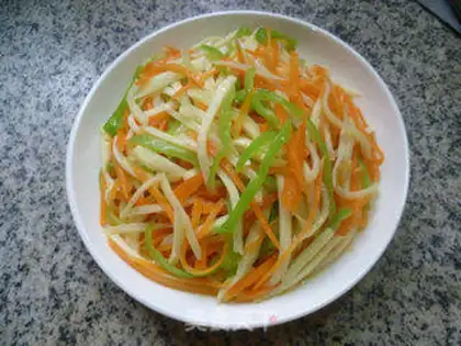 Make Carrot with white silk step 14