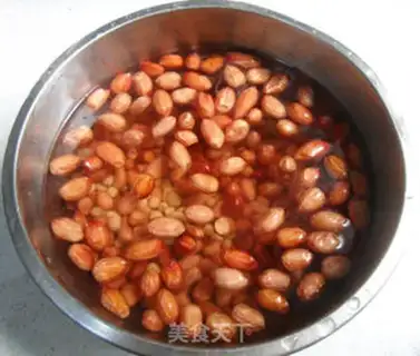 Make Plumbing peanut beans step 1