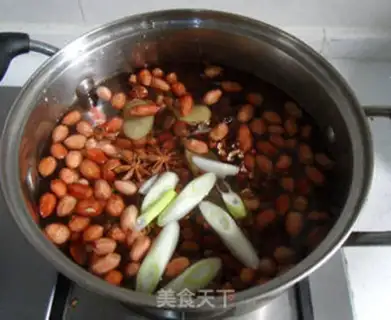 Make Plumbing peanut beans step 2
