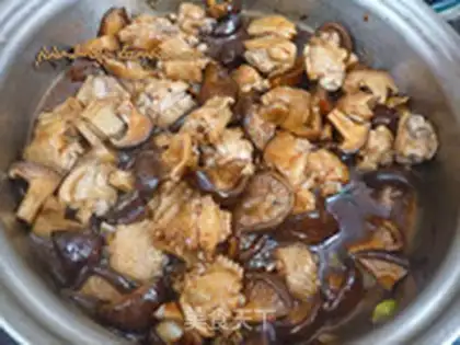 Make The chicken wings of mushrooms step 8
