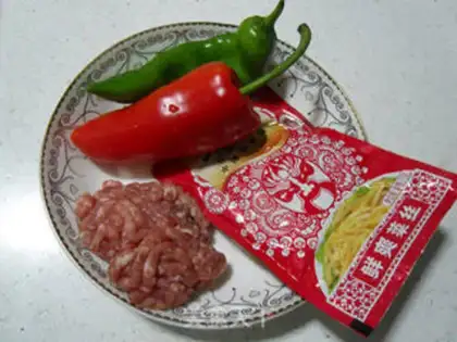 Make Squeeze meat and tofu step 0