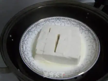 Make Squeeze meat and tofu step 4