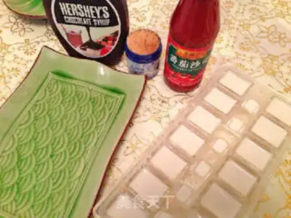 Make mahjong almond tofu step 6
