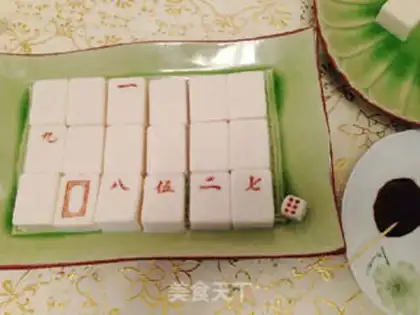 Make mahjong almond tofu step 8
