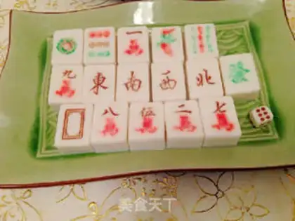 Make mahjong almond tofu step 9