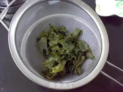 Make Honey green tea freeze step 2