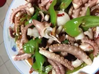 Make The peppers are fried step 3