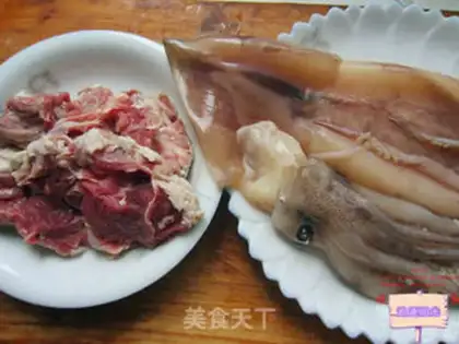 Make Beef squid step 0