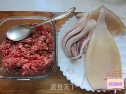 Make Beef squid step 1