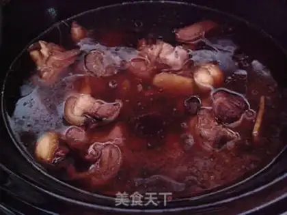 Make Black Bean Pork Hand step 10