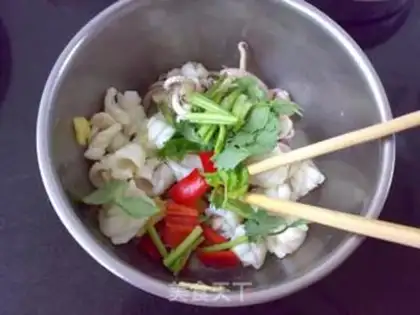 Make Mustard squid step 7