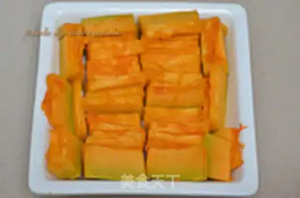 Make Pumpkin with sour beans step 2