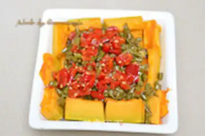 Make Pumpkin with sour beans step 3
