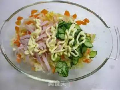 Make Microwave potato salad step 2