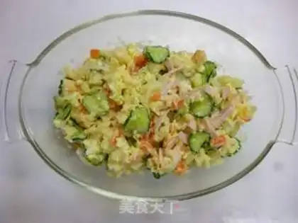 Make Microwave potato salad step 3