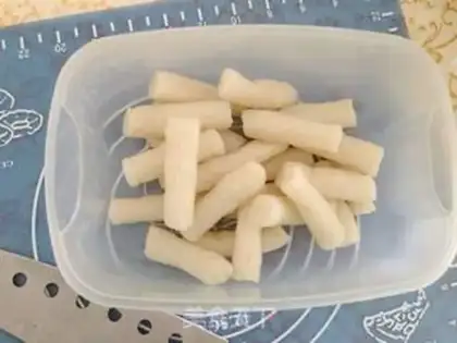 Make Hot fried rice cake step 10