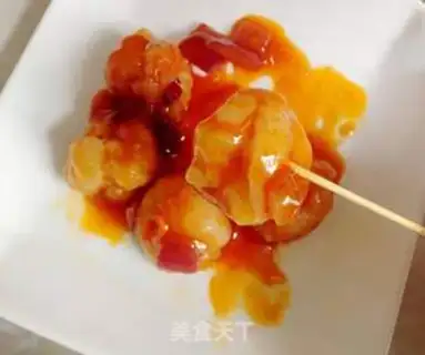 Make Hot fried rice cake step 21