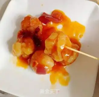 Make Hot fried rice cake step 22
