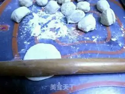 Make Fresh meat buns step 6