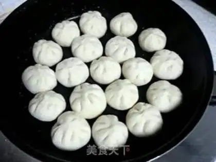 Make Fresh meat buns step 9