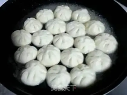 Make Fresh meat buns step 10