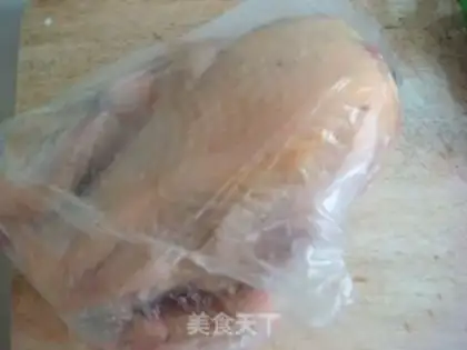 Make Salt chicken step 1