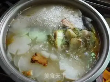Make Black fish and radish turn around step 7