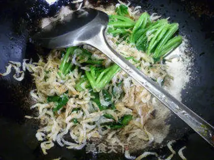 Make Shrimp, spinach step 3