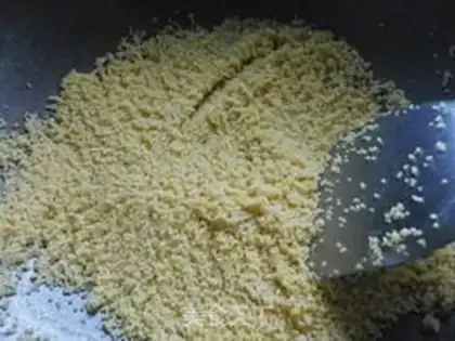 Make A little rice potato snack step 1