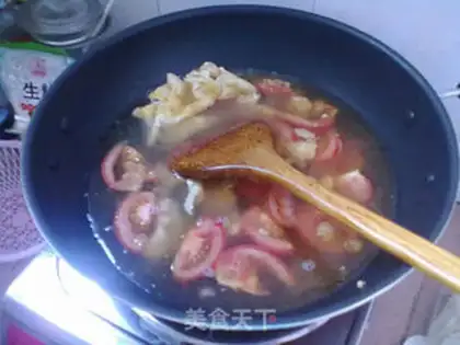 Make Tomato egg noodles step 9