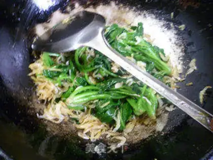 Make Shrimp, spinach step 5