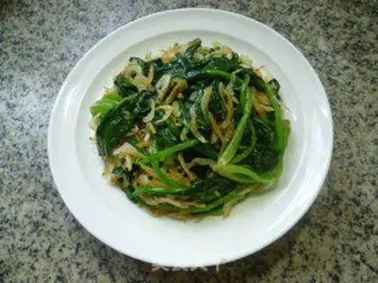 Make Shrimp, spinach step 6