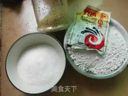 Make A little rice potato snack step 3