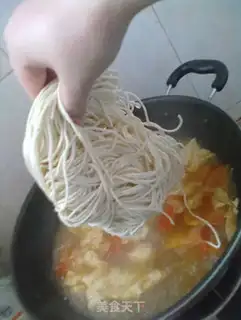 Make Tomato egg noodles step 11