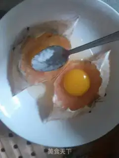 Make Pork crabs steam eggs step 5