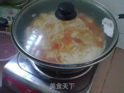 Make Tomato egg noodles step 14