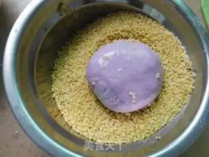 Make A little rice potato snack step 9