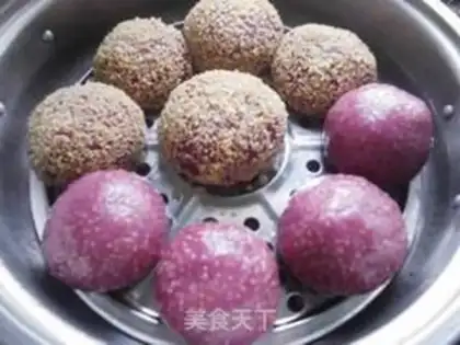 Make A little rice potato snack step 12