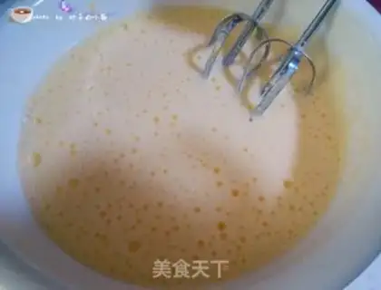 Make Old chicken cake step 1