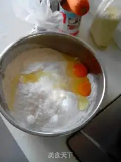 Make Carrot, egg and milk step 1