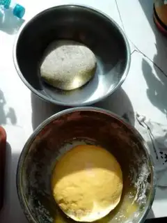 Make Carrot, egg and milk step 3